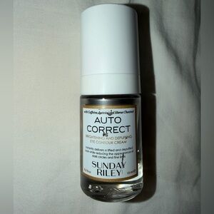 Sunday Riley Auto Correct Brightening & Depuffing Eye Contour Cream NEW
